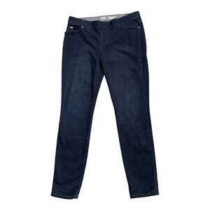 LEE Platinum Label Womens Size 12 Pull On Modern Fit Dream Legging Blue Jeans